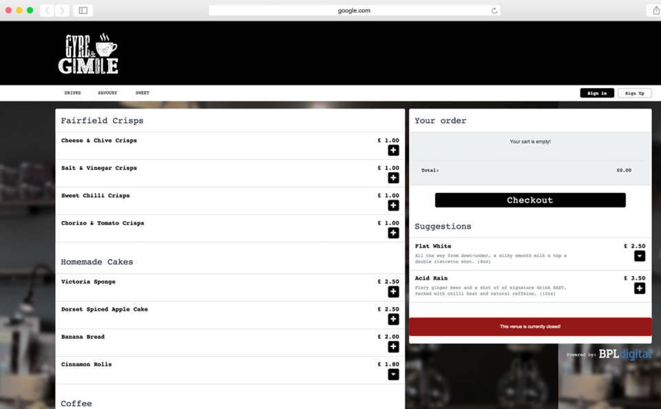 screenshot of BPL Digital